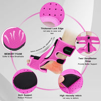 7 x Brand New Plantarelief Plantar Fasciitis Night Splint Plantar Fasciitis Relief Brace, 2 Adjustable Straps Night Splint Heel Spur Women Men, Ankle Brace Plantar Fasciitis, Achilles Tendonitis Pink - RRP €184.8