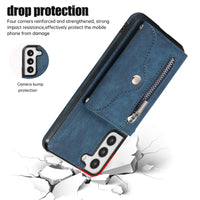 1 x RAW Customer Returns Asuwish Cell Phone Case for Samsung Galaxy S22 Plus 5G Case with Strap Card Slot Foldable Wallet Stand Cell Phone Cases Cover Chain S 22 S22 S22Plus 22 4G Cell Phone Cases Protective Case Ladies Phone Case Blue - RRP €22.18