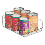 1 x RAW Customer Returns mDesign large storage box ideal for kitchen storage, in the kitchen cupboard or as a refrigerator box 4 pieces, transparent - RRP €35.99