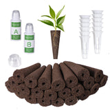 1 x RAW Customer Returns Yoocaa 24pcs Growth Sponges with A B Solid Nutrient Plant Food, Seed Starter Pods Replacement Root Growth Sponges, Compatible with IDOO, QYO - RRP €29.22