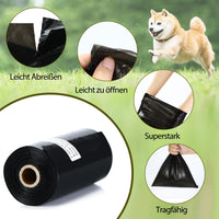 1 x RAW Customer Returns Dog poop bags 1140 bags 57 rolls, leak-proof poop bags for dogs, odorless poop bags, extra thick sturdy dog poop bags with dispenser - black 12.2X8.8 inch  - RRP €19.67