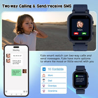 1 x RAW Customer Returns Ruopoem Smartwatch Kids with SIM Card, Children s Watch Phone with Call Function SMS 25 Games SOS Camera Music Alarm Clock Pedometer HD Touchscreen, Children s Smartwatch Gifts for Girls Boys - RRP €35.99