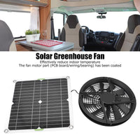 1 x RAW Customer Returns VBESTLIFE Solar Panel Fan, 3000RPM Waterproof Greenhouse Fan with Metal Guard Grille Suitable for Small Chicken Coops, Sheds, Pet Houses, Window Exhaust - RRP €42.43