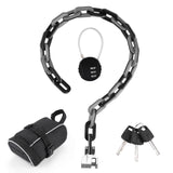 3 x Brand New HONGYEA Bicycle Lock with Key - 95cm Bicycle Chain Lock - ABS High Security Bicycle Lock, 10mm Thick Anti-Theft Bicycle Lock Chain - RRP €90.9