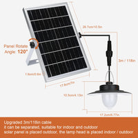 1 x RAW Customer Returns ENCOFT Solar Hanging Lamp for Outdoor Solar Lamps with Motion Sensor Garden Lights Solar Lights with Remote Control Pendant Light Waterproof Dimmable for Balcony Pavilion Garage Porch Warm Light - RRP €43.61