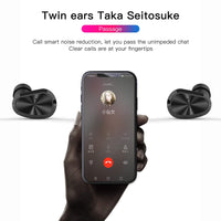 1 x RAW Customer Returns UmI. Headphones W5s Bluetooth 5.2 IPX7 Wireless In-Ear Headphones for iPhone Samsung Huawei with Patented Intelligent Metal Charging Case Black  - RRP €31.25