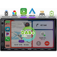 1 x RAW Customer Returns ATOTO F7XE 7 inch Double Din Digital Media Receiver with DAB DAB , Wireless Carplay Wireless Android Auto, Car Radio with Sat Nav, Link Mirroring, Bluetooth, HD LRV, Fast Charge, F7G2A7XED - RRP €299.11