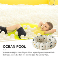 1 x RAW Customer Returns Inflatable Pool for Children, Inflatable Round Pool for Children 100x35cm, Pool for Children, Inflatable Baby Pool, Children s Pool, Summer Water Party Inflatable Pool, For Children - RRP €24.19