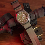 1 x RAW Customer Returns Infantry Watches Men s Wristwatch Military Watch Outdoor Men s Wristwatches Men s Watch Waterproof Green Tactical Field Watches for Men Date Weekday Luminous Work Watch NATO Band - RRP €35.28