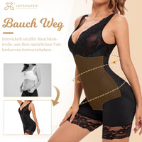 1 x RAW Customer Returns Joyshaper Body Shaper Women s Strong Shaping Full Body Corset Body Shapewear Tummy Control Shaping Body with V-Neck Bodysuit Lace Sexy Black M - RRP €35.99