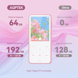 1 x RAW Customer Returns AGPTEK 64GB MP3 Player Bluetooth 5.3 with 2.4 TFT Color Screen, HiFi Music Children s MP3 Player with Speaker, Touch Buttons, FM Radio, E-Book, Recording, Support up to 128 GB, Pink - RRP €37.99