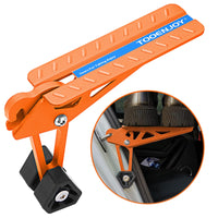 1 x RAW Customer Returns TOOENJOY Car Pedal Door Step, Folding Car Door Pedal, Helps Car Washing, Easy Roof Access, Essential Accessory for Most Cars, SUVs, Trucks Orange  - RRP €43.99