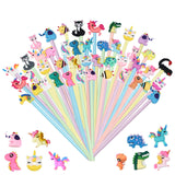 1 x RAW Customer Returns Gudotra 40 Pieces Colored Pencils Animals Gadgets for Children End of Birthday Party - RRP €16.99