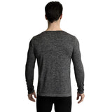 2 x Brand New  MD Men s Crew Neck Long Sleeve Wool Sleeveless T-Shirt Darkgrey Small - RRP €45.6