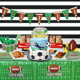 1 x Brand New YGCHEN Football Cake Decoration Football Cake Decoration Football Goal Cake Toppers Sport Cupcake Toppers for Football Birthday Decorations Sport Party Decoration 37 Pieces  - RRP €20.4