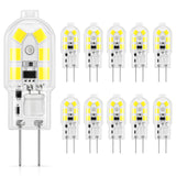 1 x RAW Customer Returns DiCUNO G4 LED lamps, cold white 6000K, 1.5W replaces 15-20W halogen, 160lm, 360 beam angle, 12V, G4 pin base, flicker-free, not dimmable, pack of 10 - RRP €15.82