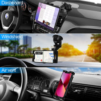 1 x RAW Customer Returns Car Holder 3 in 1 Tablet Holder Suction Cup, Oilcan Car Ventilation Dashboard Windshield Tablet Holder for iPad Mini Air Pro, iPhone, Samsung Galaxy, Fire, 4-12.9 Cell Phones and Tablets - RRP €39.99