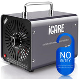 1 x RAW Customer Returns ICARE Professional Ozone Generator 30000mg h, Deodorant Air Purifier for 300 , High Capacity O3 Ozone Machine with 120 Min Timer, Ozonizer for Home Environments, Cars, Offices, Hotels - RRP €109.99