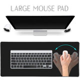 1 x RAW Customer Returns LL-COEUR XXL Black Mouse Pad Gaming Mouse Mat Laptops Desk Pad Desk Pad 1200 x 500 x 3 mm  - RRP €49.32