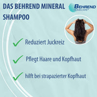 1 x RAW Customer Returns Behrend Homecare - Mineral Shampoo for supportive care for psoriasis, neurodermatitis eczema - mild hair care for all hair types suitable for daily hair washing - Made in Germany 250 ml  - RRP €18.26