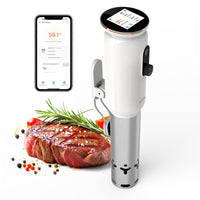 1 x RAW Customer Returns INKBIRD WiFi Sous Vide Stick ISV-101W, 1000 Watt Sous Vide, 3D water circulation heating with app preset menus, cookbook function, pre-alarm at end of cooking - RRP €141.17