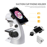 1 x RAW Customer Returns SWIFT SS30-8001 Kids Microscope, Beginner Microscope Kit with Universal Smartphone Adapter for Capturing Images, 3x Magnification 60x, 120x, 200x, Includes 42 Pieces of Accessories - RRP €69.99