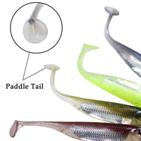 2 x Brand New QualyQualy rubber bait rubber fish 7.5cm 10cm 12cm rubber fish for perch pike zander trout fishing rubber bait Y tailA-6 , 10cm - 5 pieces  - RRP €72.0