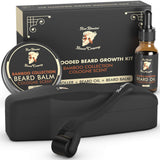 1 x RAW Customer Returns Red-Blooded Men s Beard Growth Kit - Beard Roller Beard Oil Beard Balm Stimulate Beard Growth Professional Men s Beard Kit Beard Set for Men Gift Dermaroller Beard - RRP €19.99