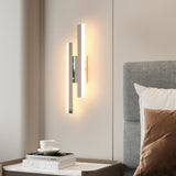 1 x RAW Customer Returns Riserva wall light LED indoor, creative wall lamp modern, 3000K warm white wall lamp, 16W LED long wall light indoor for bedroom, living room, corridor, staircase, chrome 40cm - RRP €30.24