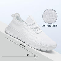 1 x RAW Customer Returns Men s Running Shoes Sports Trainers Running Sneakers Sports Lightweight Gym Casual Fitness Trail Tennis Basketball Fitness Jogging White 45 - RRP €58.8