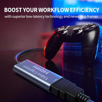 1 x RAW Customer Returns Video Capture Card, HDMI to USB C Capture Card, 1080p, HDMI Video Game Recording for Video Editing Gaming Streaming Online Teaching - RRP €19.15