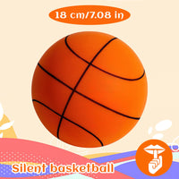 1 x RAW Customer Returns ZoneYan Silent Basketball Indoor, Mini Basketball Children Size 18cm, Basketball Gifts, Training Foam Ball with Mesh Bag, for Indoor Activities for Children from 3 Years Orange  - RRP €15.73