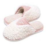 1 x RAW Customer Returns GOEWY slippers women winter slippers men plush warm soft comfortable non-slip memory foam slippers white, 41 42EU  - RRP €30.99