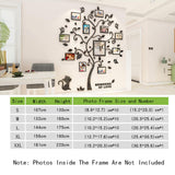 1 x RAW Customer Returns AIVORIUY Wall Tattoo Tree 3D Wall Sticker DIY Family Family Tree Photo Wall Wall Sticker Photo Wall Sticker with Picture Frame Wall Decoration Children s Room Bedroom Living Room Decoration L 144 x 175 cm, Black  - RRP €24.73