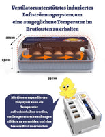 1 x RAW Customer Returns Fully automatic incubator, TRIOCOTTAGE incubator for 12 eggs, The incubator is equipped with an automatic water supply system and temperature control, Incubator chickens, quail - RRP €67.18