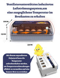 1 x RAW Customer Returns Fully automatic incubator, TRIOCOTTAGE incubator for 12 eggs, The incubator is equipped with an automatic water supply system and temperature control, Incubator chickens, quail - RRP €67.18