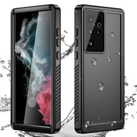 1 x RAW Customer Returns AICase for Galaxy S22 Ultra Waterproof Case, 360 degree all-round protection with built-in screen protector IP68 fully sealed waterproof cell phone case outdoor case for Samsung S22 Ultra 5g - RRP €21.99