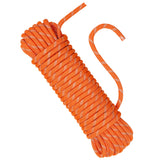 1 x RAW Customer Returns NorthPada 10mm x 20 Meters Nylon Static Rock Climbing Rope Rappelling Rope Rescue Rope Boat Rope Anchor Dock Lines Tree Pulling Rope Hoist Rigging Line Orange - RRP €25.52