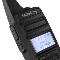 1 x RAW Customer Returns Radioddity GD-73E DMR radio with LC display Digital Walkie Talkie dPMR446 range 5KM weatherproof IP54 DMR handheld radio with programming cable and 2600mAh battery - RRP €81.31