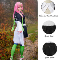 1 x RAW Customer Returns CR ROLECOS Mitsuri Kanroji Cosplay Costume Anime demon slayer cosplay mitsuri kimono Full Set XXL - RRP €68.05