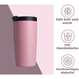 2 x RAW Customer Returns HYDRATE thermal mug, coffee mug to go made of stainless steel - keeps drinks hot and cold for up to 6 hours - insulated coffee to go mug for on the go - thermos mug, travel mug BPA-free, 340ml 500ml - RRP €28.04