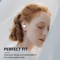 1 x RAW Customer Returns TOZO A1 Mini Bluetooth Headphones 5.3 Wireless Bluetooth Headphones, Lightweight Wireless Headphones Built-in Microphone, IPX5 Waterproof, Premium Sound In Ear Earbuds for Small Ears - White - RRP €22.81