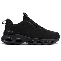 1 x RAW Customer Returns LARNMERN Safety Shoes Men s Work Shoes Women s Lightweight Anti-Smashing Comfortable Cushioning Breathable Fashion Steel Toe Work Sneakers Black, EU 43  - RRP €44.47