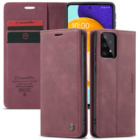 1 x Brand New Bigcousin Cell Phone Case Compatible with Samsung Galaxy A53 5G, Leather Flip Case Protective Case with Stand Function, Magnetic Closure, Card Slot - Wine Red - RRP €21.6