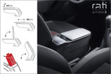 1 x RAW Customer Returns Rati Armster2 central armrest suitable for FIAT 500 2016- NOT FOR ELECTRIC MODELS 500e I with storage compartment I which fits perfectly in the center console - RRP €109.9