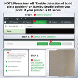 1 x RAW Customer Returns Sovol Double-Sided PEI PEI Sheet for Bambu X1 X1C X1E P1P P1S A1 Printing Plate 257x257 mm for 3D Printer Platform - RRP €19.15