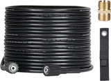 1 x RAW Customer Returns OHAYORI 15M high-pressure cleaner hose, M22 x 14 mm extension hose, 240 bar professional high-pressure replacement hose compatible with K rcher HD HDS Kranzle with M22 x 1.5 thread extension plug - RRP €31.51