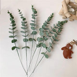 1 x RAW Customer Returns AIVORIUY 30pcs Artificial Eucalyptus Branches Leaves Fake Plant Eucalyptus Stem Plastic Plants Artificial Plant Decoration For Wedding Party Home Table Decoration Accessories Flower Arrangement Gray Green 38cm - RRP €20.4