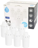 1 x RAW Customer Returns DAFI Universal Water Filter Cartridges Water Filter, Plastic, White, 6 Pieces 1 Pack , 6 - RRP €21.6