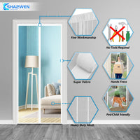 1 x RAW Customer Returns Mosquito Net Door Window 70x220, SHA2WEN Magnetic Mosquito Net White, Enjoy the Beautiful Summer with Your Family - RRP €19.99